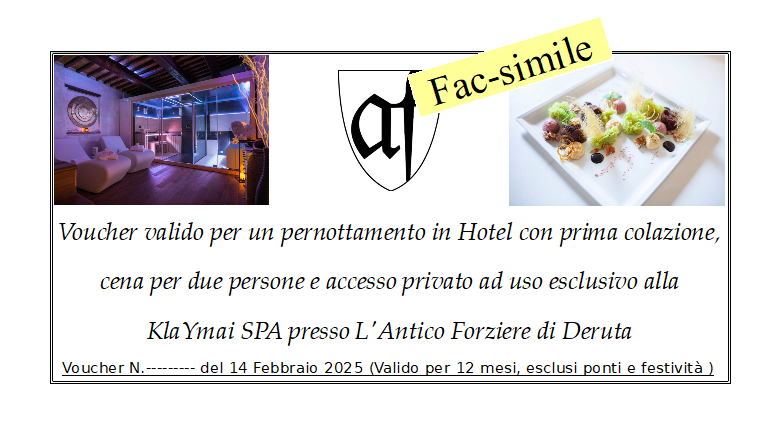 Voucher Evasione Romantica Voucher regalo | Country House Perugia e Deruta